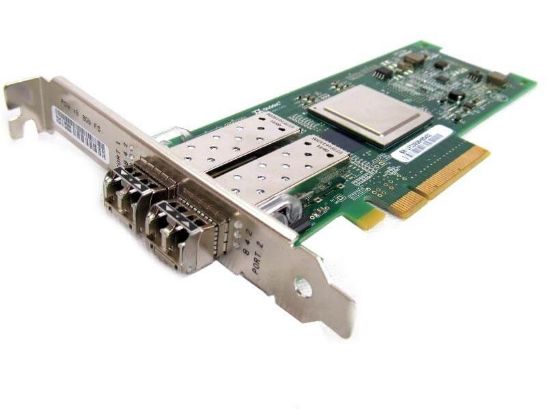 Picture of MFP5T Dell Sanblade 8GB Dual Channel PCI-Express 8X Fibre Channel Host Bus Adapter With Standard Bracket. New Bulk Pack.