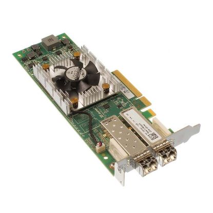 Picture of QLE2662L-Dell Dell 16GB/S Dual Port PCI-E 3.0 Fiber Channel Host Bus Adapter With Both Bracket. New Bulk Pack.