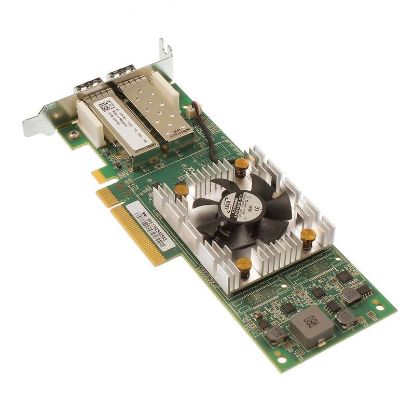 Picture of QLE2662L QLogic 16GB/S Dual Port PCI-E 3.0 Fiber Channel Host Bus Adapter With Both Bracket Card Only. New Bulk Pack.