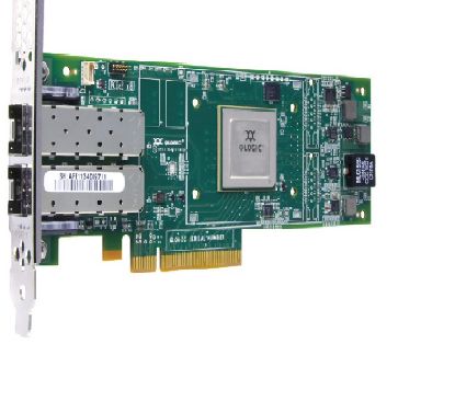 Picture of QLE2672-CSC Cisco Sanblade 16GB Dual Port PCIE Fiber Channel Host Bus Adapter With Bracket. New Bulk Pack.