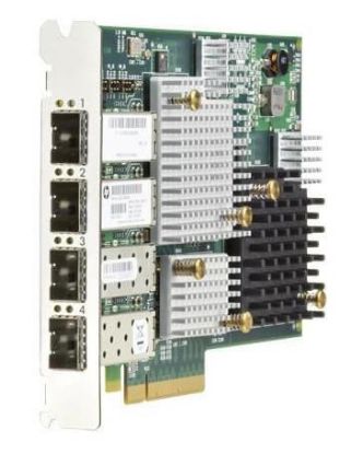 Picture of QR486A HP Quad-Ports 8GBps Fiber Channel Network Adapter For 3PAR StoreServ 7000. New Bulk Pack.