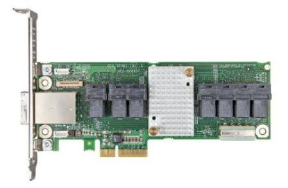Picture of RES3FV288 Intel 12GB 36-Port PCI-E X4 SAS Raid Controller Expander Card. New Bulk Pack.