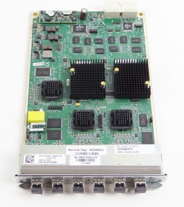 Picture of TD296 Dell Powervault Ml6000 6-Port FC I O Blade Controler Card. New Bulk Pack.