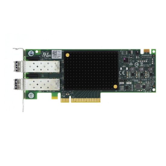 Picture of VGJ12 Dell Emulex Lpe31002-m6-d Dual Port 16GB Fibre Channel Host Bus Adapter. New Bulk Pack.