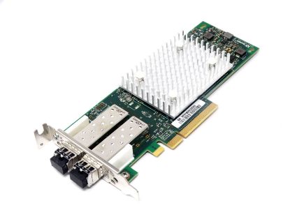 Picture of WVT0T Dell QLogic QLE2692L HBA 16GB FC Dual Port SFP PCI-E 3.0 X8 Host Bus Adapter. Brand New.