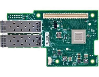 Picture of XDTDX Dell Mellanox MCX344A 10GB Dual Port SFP+ Mezzanine Card For Poweredge C6320 Two Small Form Factor Pluggable Transceiver Slots AAA. New Bulk Pack.