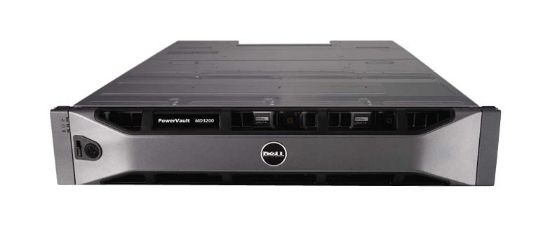 Picture of MD3220 Dell PowerVault 2U SFF SAS Storage Array. Refurbished.