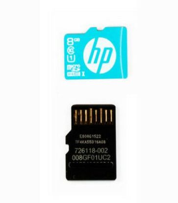 Picture of 726118-002 HP MICRO SDHC 8GB FLASH MEDIA CARD. Refurbished.