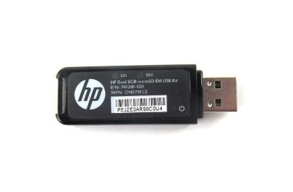 Picture of 799057-001 HP 8GB DUAL MICROSD EM USB KIT. New Bulk Pack.