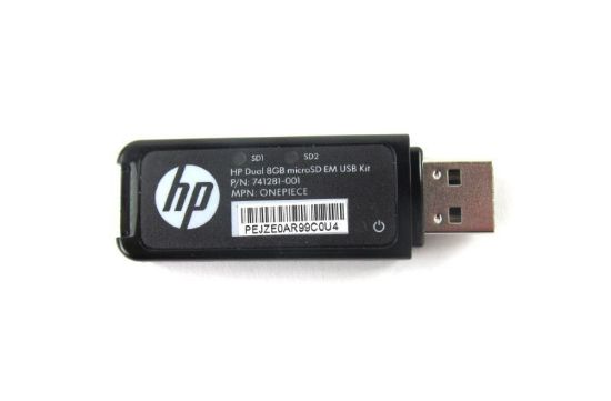 Picture of 799057-001 HP 8GB DUAL MICROSD EM USB KIT. New Bulk Pack.