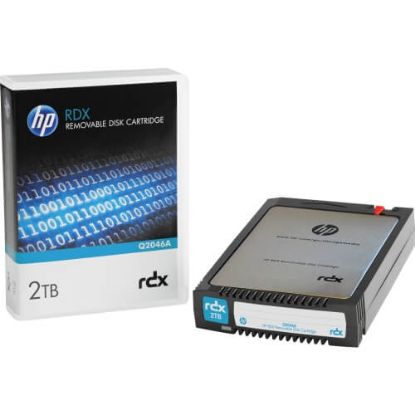 Picture of Q2046A HP 2 TB 5.4 RPM 2.5 Inches RDX Technology Hard Drive Cartridge. New Bulk Pack.