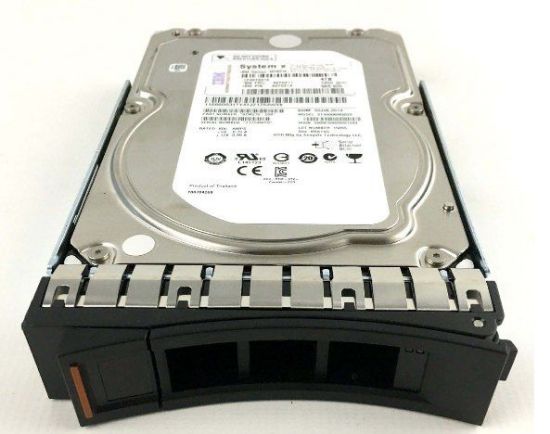 Picture of 00AK211 IBM 4TB 7.2K RPM SAS 6GBPS 3.5Inch Hot Swap Nearline Hard Drive With Tray For IBM Storwize V5000. Refurbished.