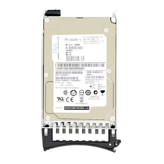 Picture of 00AK391 IBM 600GB SAS 6GBPS 10K RPM 2.5inch SFF Hot Swap Hard Drive With Tray. Refurbished.