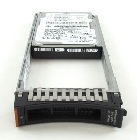 Picture of 00AR323 IBM 600GB 15K RPM SAS 12GBPS 2.5Inch Gen2 Hot Swap Hard Drive With Tray For Storage System V7000. Refurbished.