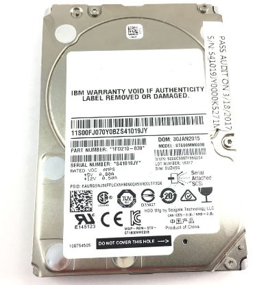 Picture of 00FJ070 IBM 600GB 10K RPM 2.5Inch SAS 12GBPS 512E SED Hard Drive. Refurbished.