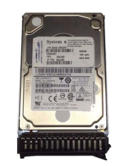 Picture of 00NA295 IBM 600GB 10K RPM SAS 12GBPS Hard Drive | Brand New 3 Years Warranty