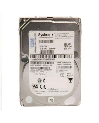 Picture of 00NA592 IBM 500GB 7.2K RPM SAS 6GBPS SFF Hot Swap Nearline Hard Drive | Brand New 3 Years Warranty