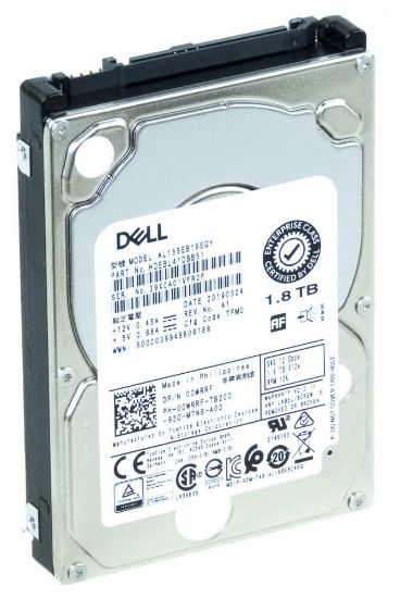Picture of 00WRRF Dell 1.8TB 10K RPM SAS-12GBPS 128MB 512E Hard Disk Drive | Refurbished