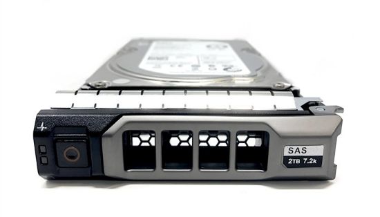 Picture of 09V4DG Dell 2TB 7.2K RPM SAS 6GBPS 16MB Cache 3.5 inch Internal Hard Drive with Tray. Refurbished.