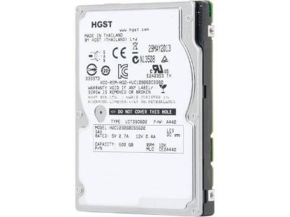 Picture of 0B25662 Hitachi Ultrastar C10K600 600GB 10K RPM SAS-6GBITS 64MB Buffer Internal Hard Drive | Refurbished
