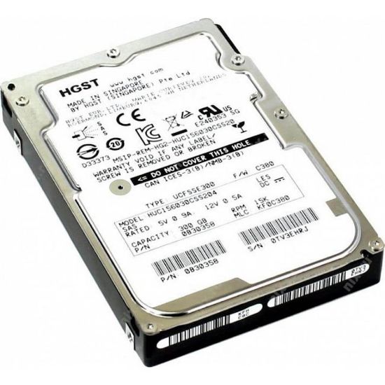 Picture of 0B30358 HGST Ultrastar C15K600 300GB 15K RPM SAS-12GBPS 128MB Enterprise Hard Drive | New Bulk Pack