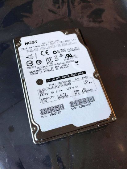 Picture of 0B33078 Western Digital Ultrastar C10K1800 1.2TB 10K RPM SAS-12GBPS 128MB Enterprise Hard Drive | Refurbished | Dell OEM