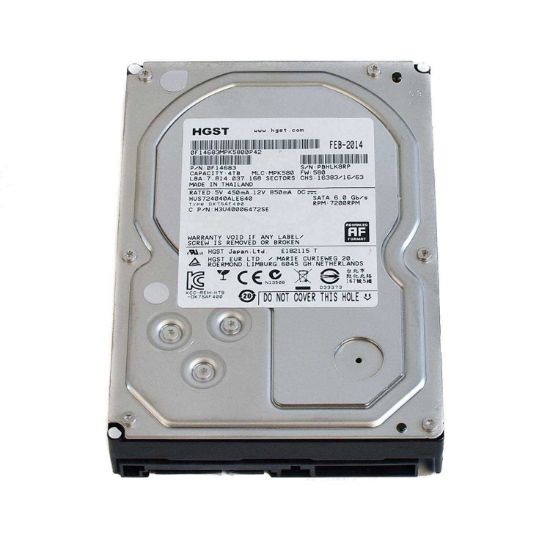 Picture of 0B35948 HGST Ultrastar DC HC310 7K6 4TB 7.2K RPM SATA-6GBPS 256MB Buffer 4KN SE 3.5Inch Internal Hard Drive. New Factory Sealed 5 Years HGST Warranty.