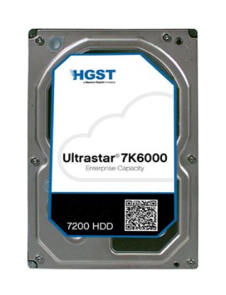 Picture of 0F23090 HGST Hitachi Ultrastar 7K6000 4TB 7200RPM SATA 6Gbps 128MB Cache (ISE / 512n) 3.5-inch Internal Hard Drive. New Factory Sealed 5 Years HGST Warranty.