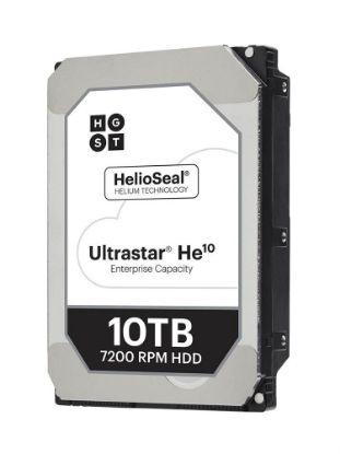 Picture of 0F27607 Hitachi Ultrastar 10TB 7.2K RPM SATA 6GBPS 3.5inch Hard Drive. New Factory Sealed 5 Years Hitachi Warranty.