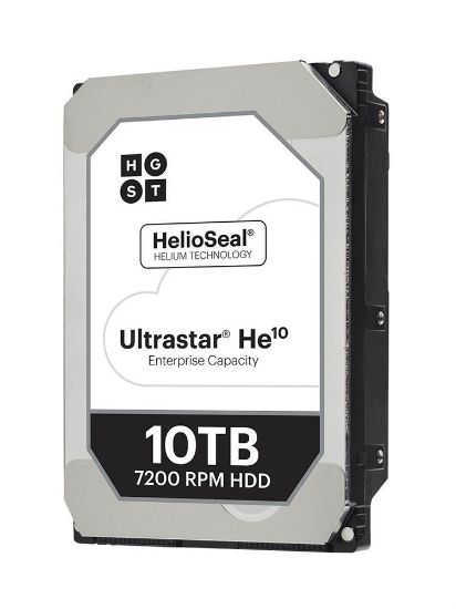 Picture of 0F27607 Hitachi Ultrastar 10TB 7.2K RPM SATA 6GBPS 3.5inch Hard Drive. New Factory Sealed 5 Years Hitachi Warranty.
