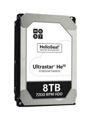 Picture of 0F27612 Hitachi Ultrastar 8TB 7.2KRPM SATA 6GBPS 256MB 3.5inch Hard Drive. New Factory Sealed 3 Years Hitachi Warranty.