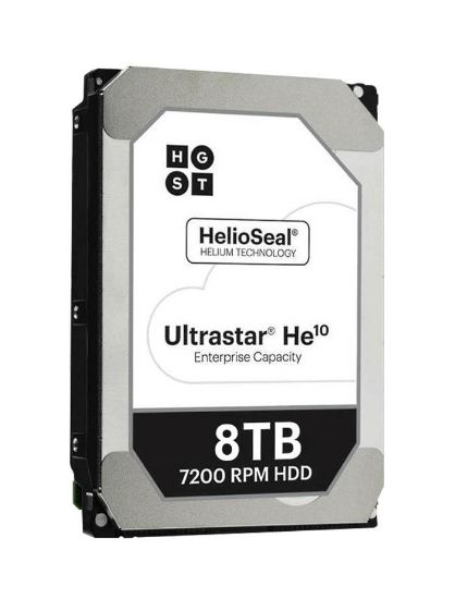 Picture of 0F27612 Hitachi Ultrastar 8TB 7.2KRPM SATA 6GBPS 256MB 3.5inch Hard Drive. New Factory Sealed 3 Years Hitachi Warranty.