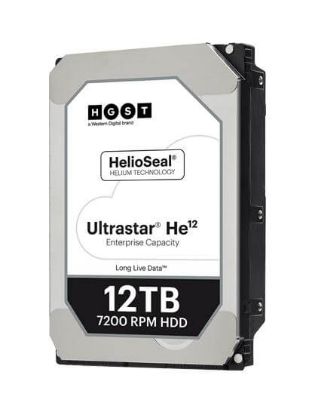 Picture of 0F30145 Hitachi Ultrastar 12TB 7.2K RPM SATA 6GBPS 256MB Cache 3.5-Inch Internal Hard Drive. New Bulk Pack.