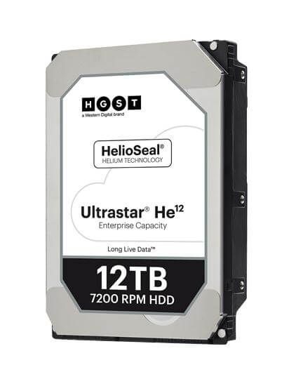 Picture of 0F30145 Hitachi Ultrastar 12TB 7.2K RPM SATA 6GBPS 256MB Cache 3.5-Inch Internal Hard Drive. New Bulk Pack.