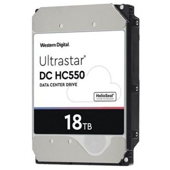 Picture of 0F38459 Western Digital Ultrastar DC HC550 18TB 7.2K RPM SATA-6GBPS 512MB Buffer 512E SE 3.5inch Helium Platform Enterprise Hard Drive. Brand New With Mfg Warranty. In Stock.