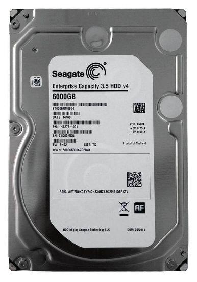 Picture of 1HT27Z-001 Seagate Enterprise V.4 6TB 7.2K RPM SAS 12GBPS Dual Port 128MB Hard Drive | Refurbished