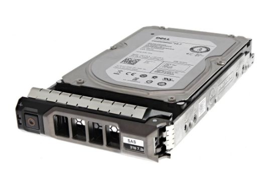 Picture of 342-2337 Dell 3TB 7.2K RPM SAS-6GBPS 3.5inch Near Line Hard Drive in Tray. Refurbished.
