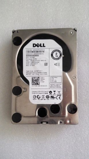 Picture of 400-ACBU Dell 2TB 7.2K RPM SAS 12GBPS LFF Hard Drive | Refurbished