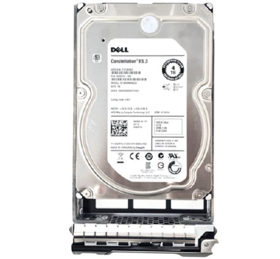 Picture of 400-AEQU Dell 4TB 7.2K RPM SAS 6GBPS Internal Hard Drive | Refurbished