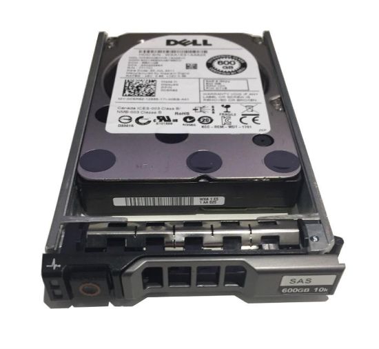 Picture of 400-AGUX Dell 600GB 10K RPM SAS 12Gbps Internal Hard Drive For Server | Refurbished