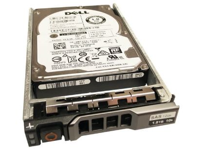 Picture of 400-AJQZ Dell 1.8TB 10K RPM SAS 12GBPS with tray SFF Hard Drive | New Bulk Pack