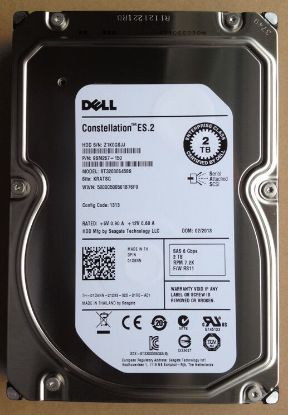 Picture of 400-ALOB Dell 2TB 7.2K RPM SAS 12GBPS Hard Drive | Brand New 2 Years Warranty