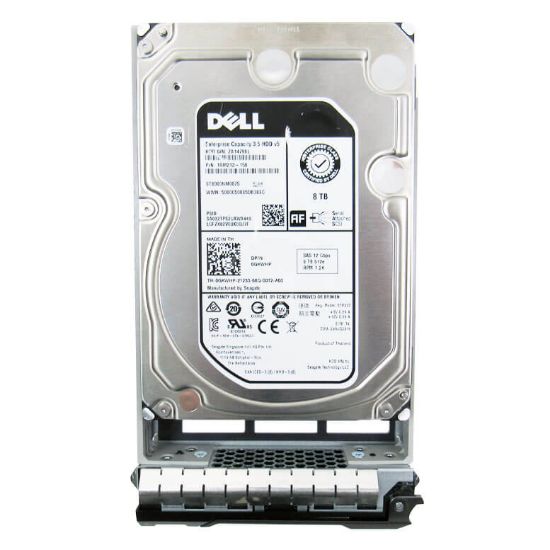 Picture of 400-AMPL Dell 8TB 7.2K RPM SAS-12GBPS LFF Hard Drive | Brand New 2 Years Warranty