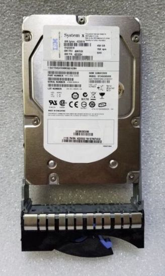 Picture of 46M7030 IBM 450GB 15K RPM 3.5Inch Hot Swap SAS-3GBPS Hard Disk Drive In Tray. New Factory Sealed 3 Years IBM Warranty.