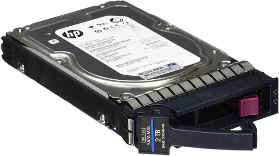 Picture of 601778-002 HPE 2TB 7.2K RPM SATA 3GBPS 3.5 Inches Midline Hard Drive With Tray. New Factory Sealed 3 Years HPE Warranty.