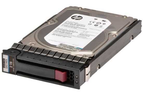 Picture of 602119-001 HPE 2TB 7.2K RPM LFF 2 Port SAS-6GBPS Hot Swap Midline Hard Drive | Refurbished