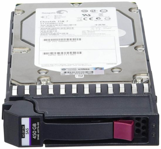 Picture of 606227-002 HPE 450GB 15K RPM 3.5Inch LFF SAS-6GBPS 2Port Enterprise Hard Drive. Refurbished.