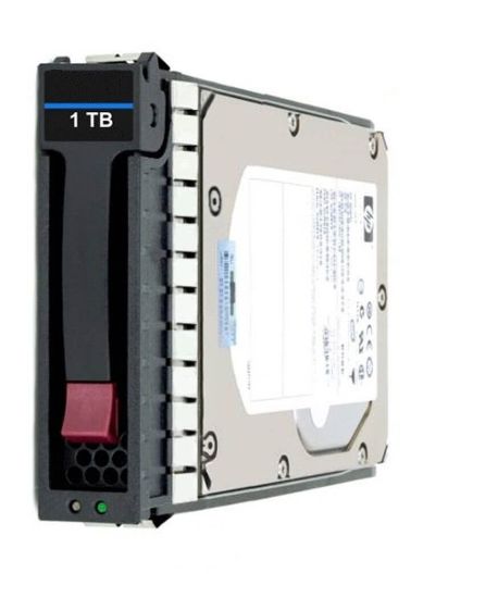 Picture of 619462-001 HP 1TB 7.2K RPM 3.5 Inches Hot Swap Midline SATA-II Hard Drive In Tray. New Bulk Pack.