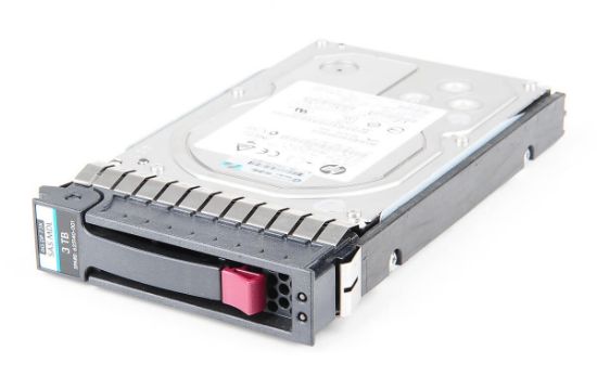 Picture of 638521-002 HPE 3TB 7.2K RPM SC Midline Dual Port SAS 6GBPS LFF Hard Drive | New Sealed Spare