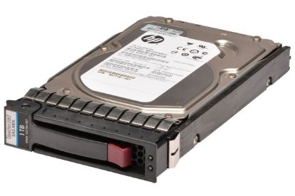 Picture of 649237-001 HP 1TB 7.2K RPM SAS-6GBITS 3.5Inches Dual Port Midline Hard Disk Drive With Tray For HP Proliant Ml350 G6 Server Series.Brand New.